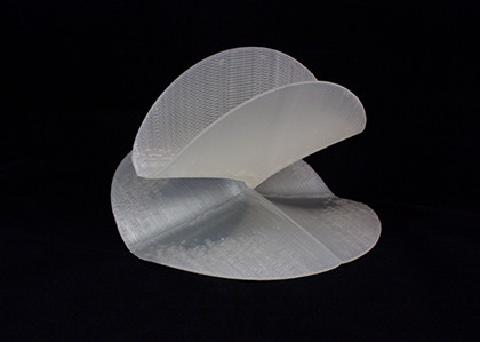 a 3d printed surface: Calyx
