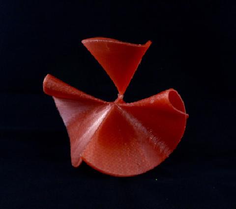 a 3d printed surface: Geisha