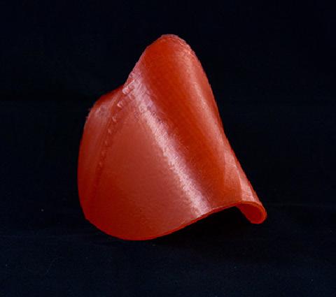 a 3d printed surface: Plop