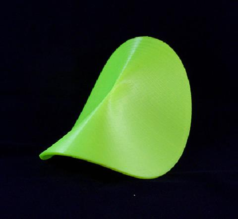 a 3d printed surface: Sattel