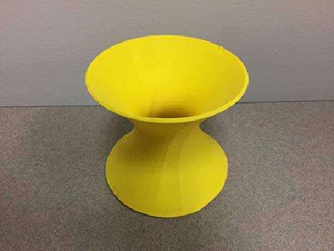 a 3d printed surface: Spindel