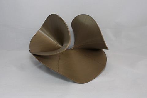 a 3d printed surface: Trichter